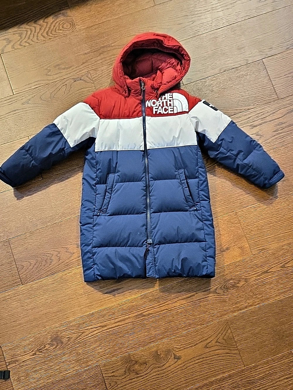 The North Face Kids Color Block Puffer Size 120(8-9Y)